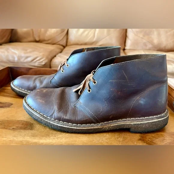 CLARKS Men’s Original Leather Desert Boots